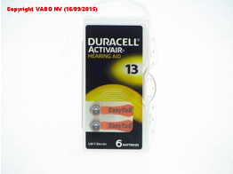 Activair - Duracell 13 Easytab - BLx6