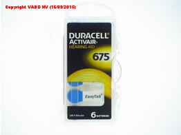 Activair - Duracell 675 Easytab - BLx6