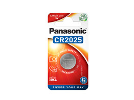 Panasonic CR2025 Lithium 3V Blister 1
