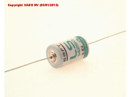 Saft LS 3 - CNA - Axial Wires 3.6V LIT LS14250 -1/2AA- 14.5
