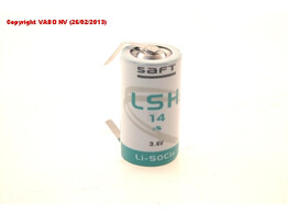 Saft LSH14 CN R  Soldertag 3.6V Lithium - 26x50