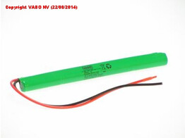 Vabo Nimh 4AA HT STACK 4.8V 14.5X200 Wired 25cm 22AWG  ASS1