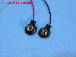 Connector CLIP-ON 9V DUAL