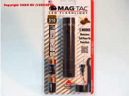 Maglite MAG-TAC  Black - SG2LRE6U -2xCR123 incl. - 310 LUME
