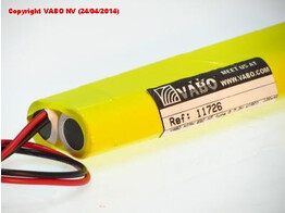 Vabo Nimh 6SC HT type G 7.2V Wired  126x46x23