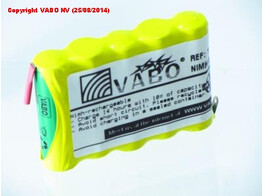 Vabo Nimh 5AA 2600 Protected  Wired  6V  70x14x50 - DOS9555