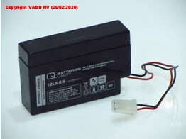 PB-Qbatt 12V 0.8A   AMP Connector - MP0.8-12    96x25x62