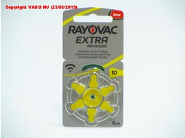Rayovac 10 Extra Mercury free - BLx6