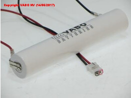 Vabo Nicd 3D 4500 HT STACK Connector 10976  3.6V 33x180
