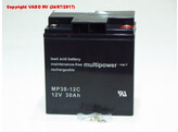 Multipower MP30-12C  12V 30AH PB 166x125.5x176 CYCLIC