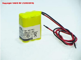 Vabo Nimh 6 X 4/3A F2X3 PARALLEL 3.6V 7.6AH Wired 18AWG