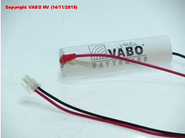 Vabo Nicd 2D 4500  HT STACK 2.4V CONN10977  33 x 120