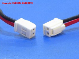 Connector 12615  incl. Wire - Check Position Red