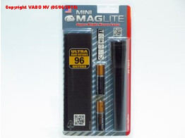 Maglite Minimag Black   HOLSTER - M2A01HU  - 2xAA incl. - B