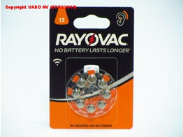 Rayovac 13/PR48 HEARING AID - BLx8 - 4606745418