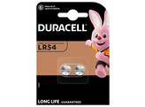 Duracell LR54 AG10 Alkaline 1 5V Blister 2