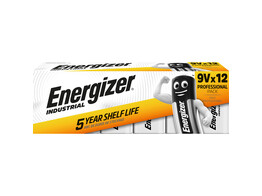 Energizer 6LR61 Industrial E-blok Alkaline 9v 12 pack
