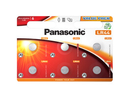 Panasonic LR44 Alkaline 1.5V Blister 6