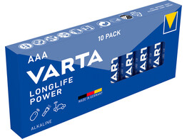 Varta 4903 LR03 Alkaline Longlife Power Tray