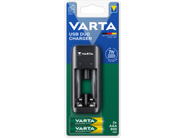 Varta Value USB Duo Charger   2x AAA 800mAh