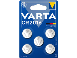 Varta 6016 CR2016 Lithium 3V Blister 5