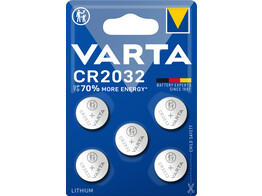 Varta 6032 CR2032 Lithium 3V Blister 5