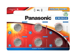 Panasonic CR2032 Lithium 3V Blister 6