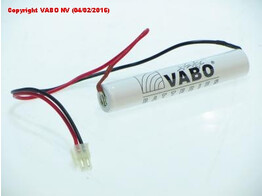 Vabo Nicd 3SC1800 HT STACK CONN10977 3.6V  23 x 125